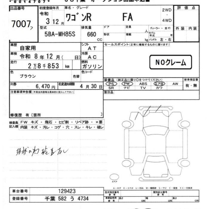 SUZUKI WAGON R