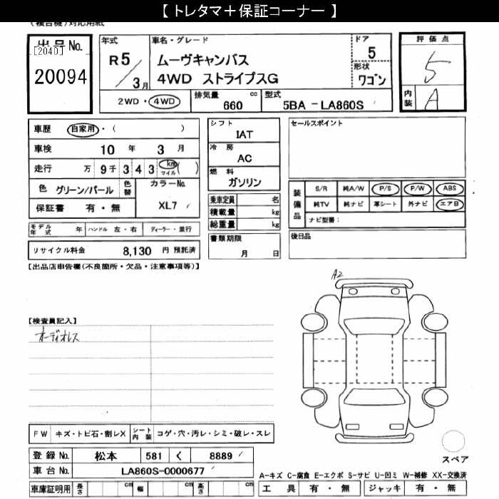 DAIHATSU MOVE CANBUS