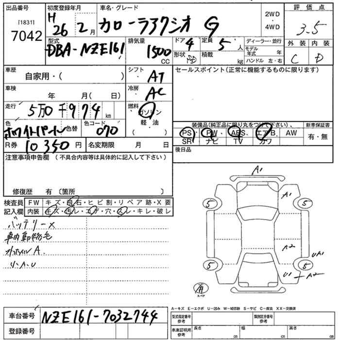 TOYOTA COROLLA AXIO