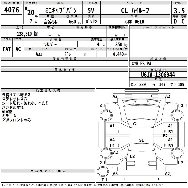 MITSUBISHI MINICAB
