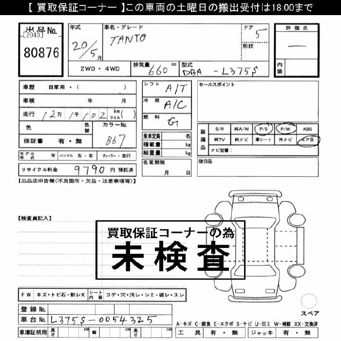 DAIHATSU TANTO