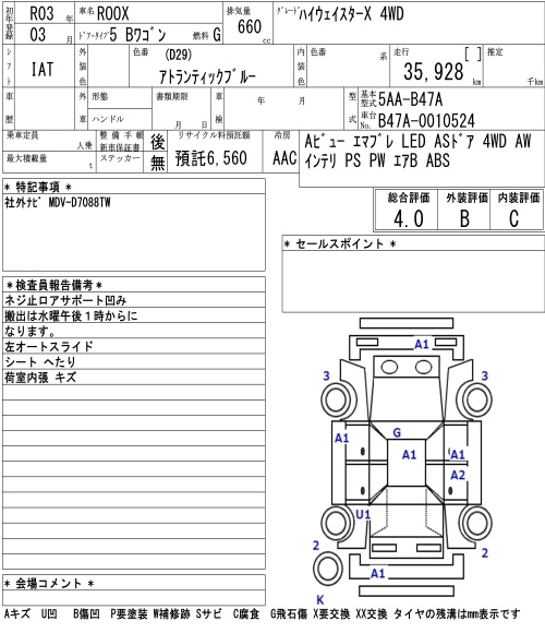 NISSAN ROOX