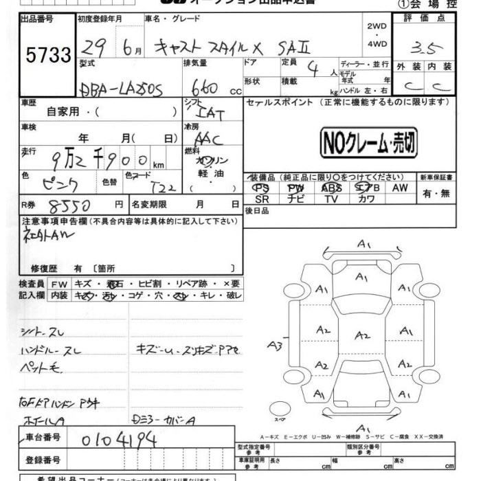 DAIHATSU CAST