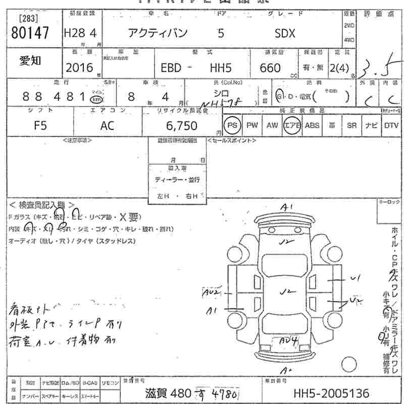 HONDA ACTY