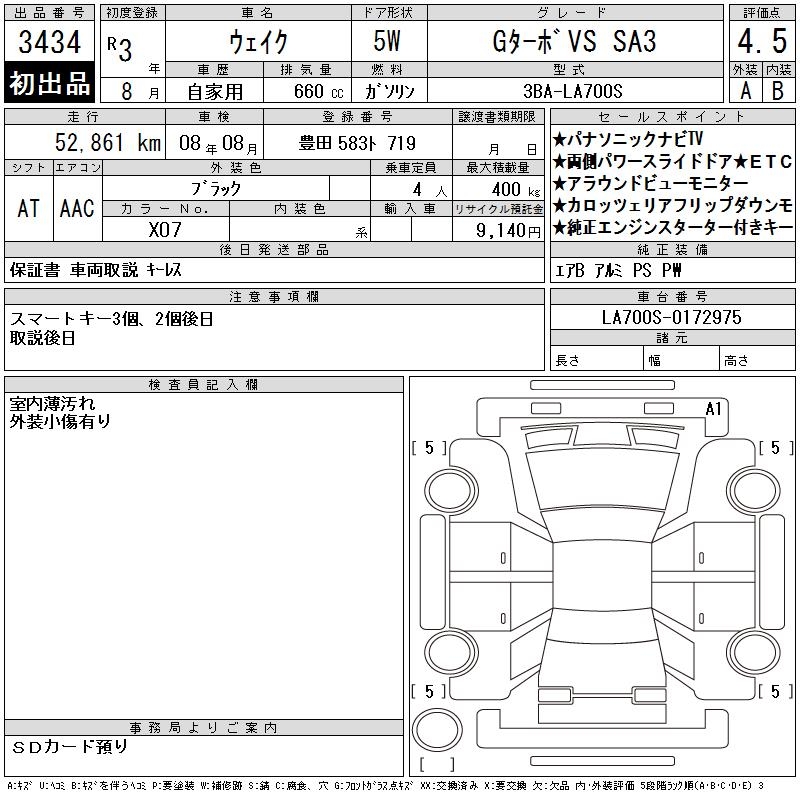 DAIHATSU WAKE