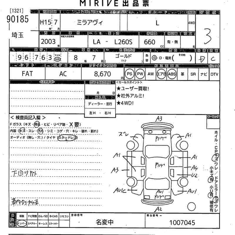 DAIHATSU MIRA AVY