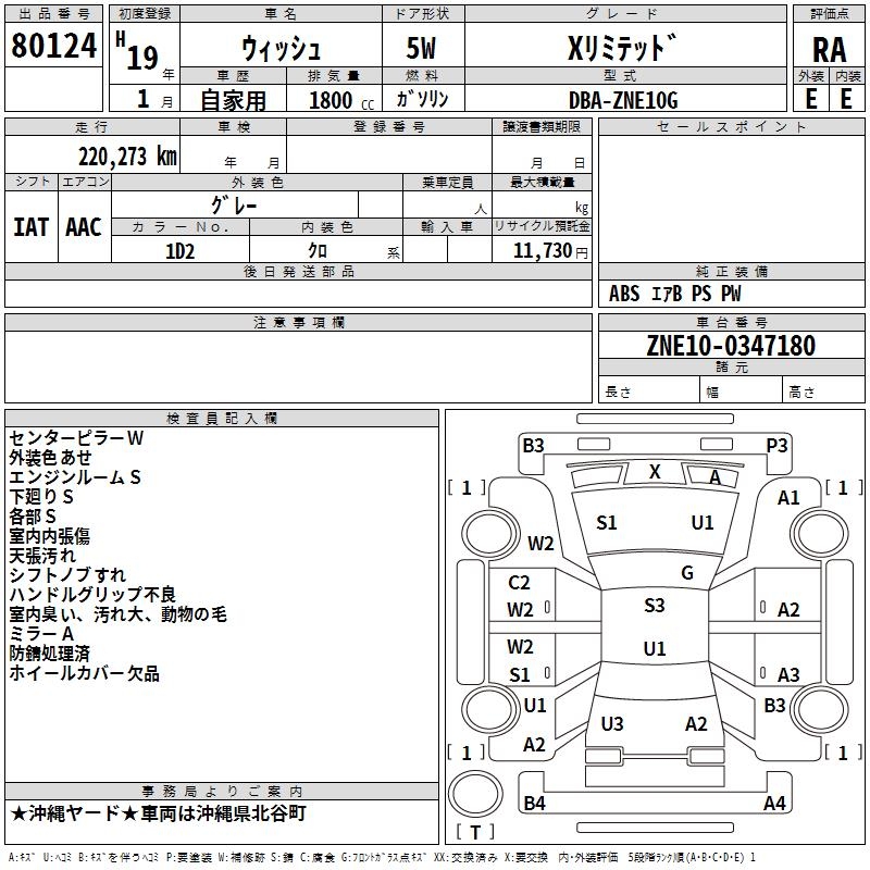 TOYOTA WISH