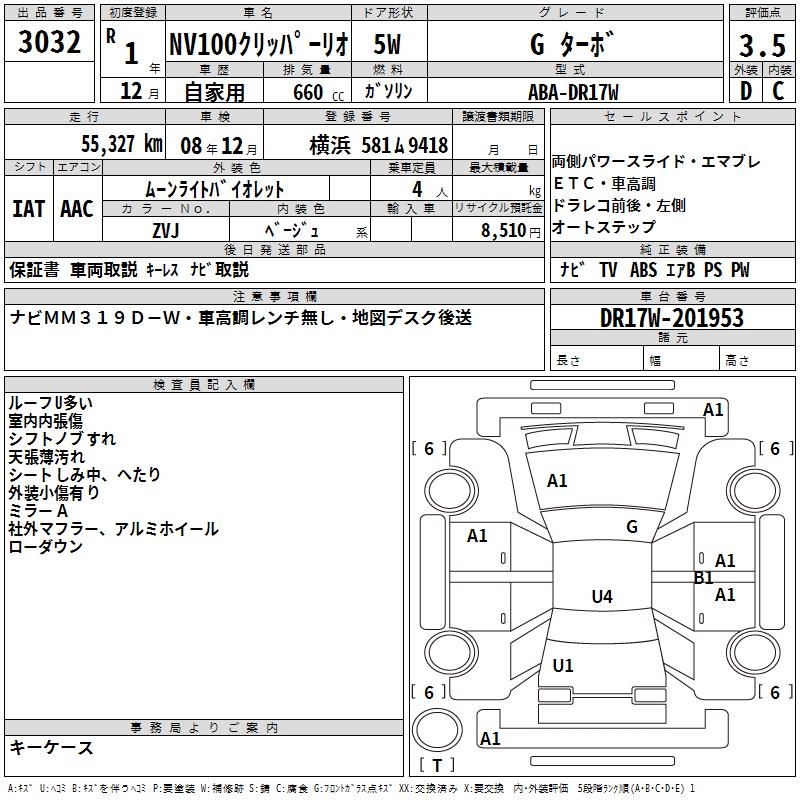 NISSAN NV100 CLIPPER