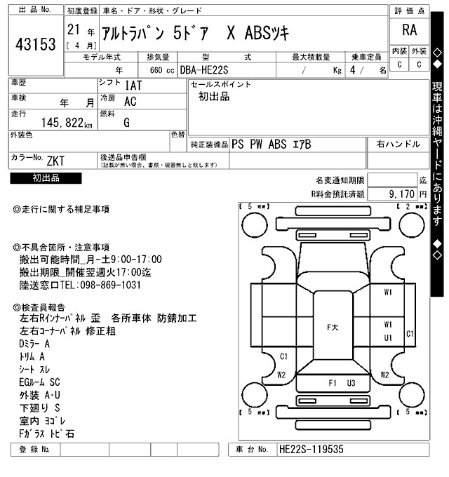 SUZUKI ALTO LAPIN