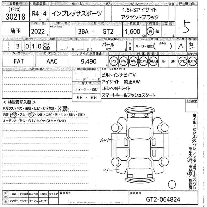 SUBARU IMPREZA