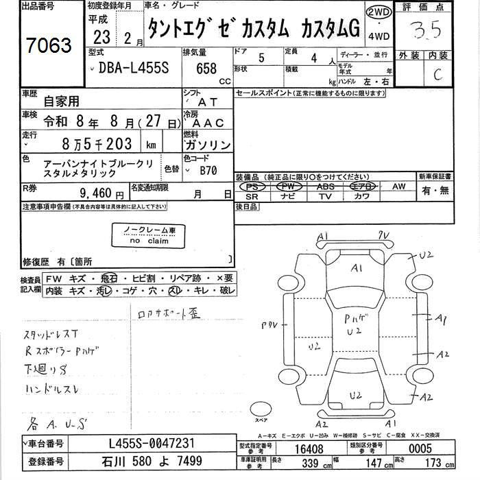 DAIHATSU TANTO EXE