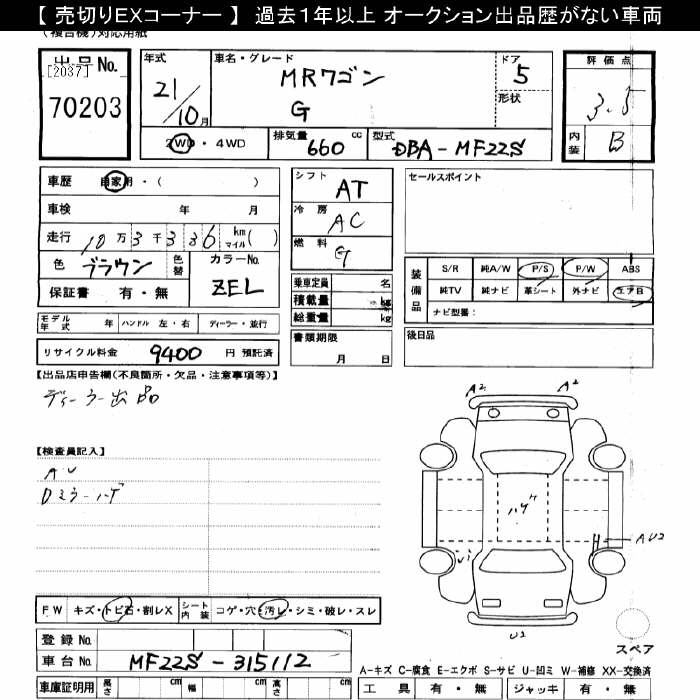 SUZUKI MR WAGON