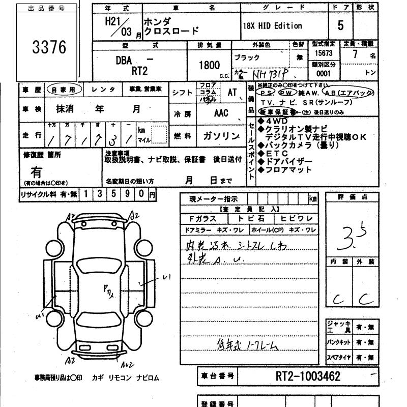 HONDA CROSSROAD