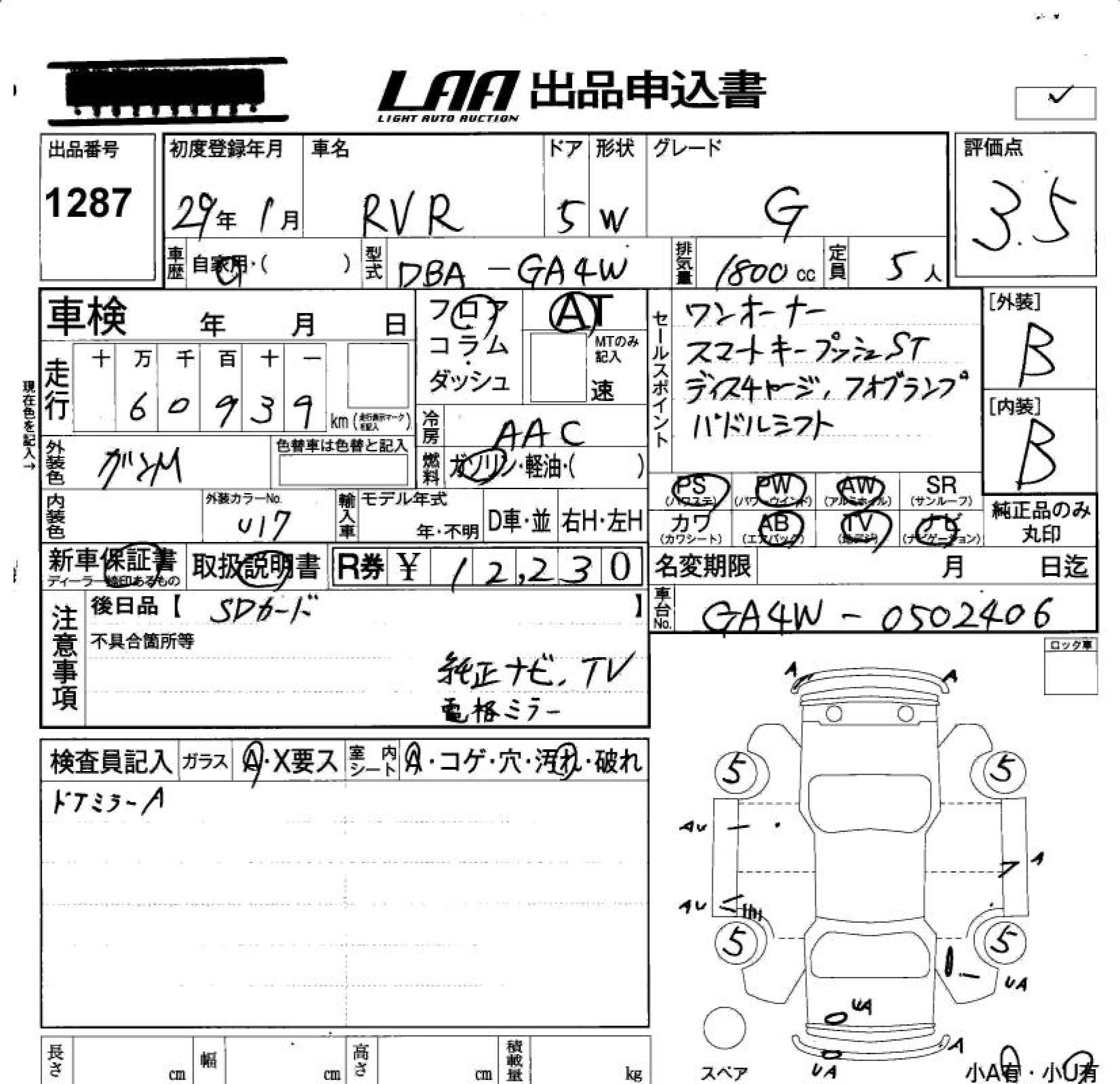 MITSUBISHI RVR