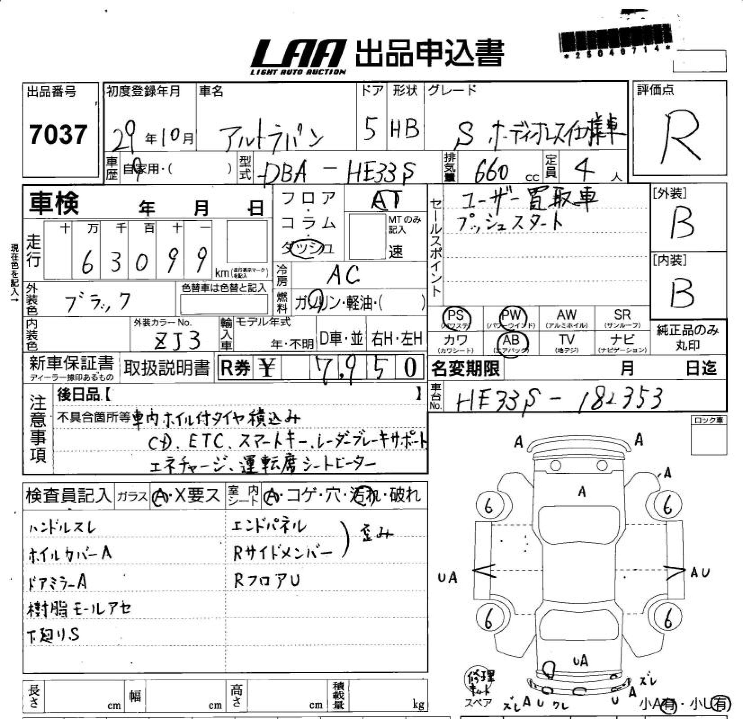 SUZUKI ALTO LAPIN