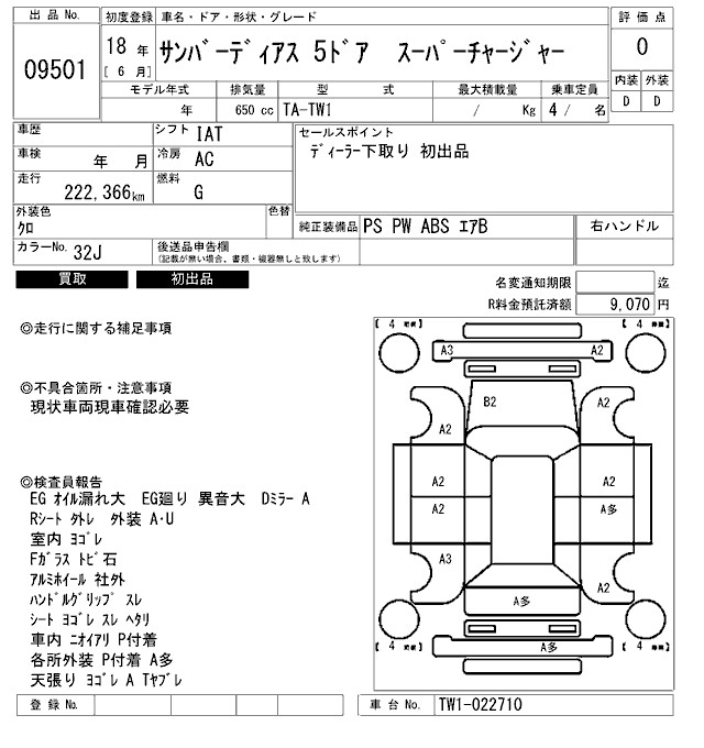 SUBARU SAMBAR