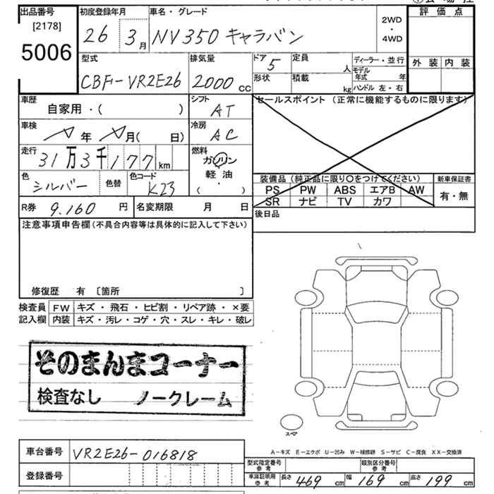 NISSAN NV350 CARAVAN