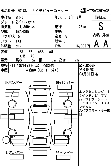 HONDA WR-V