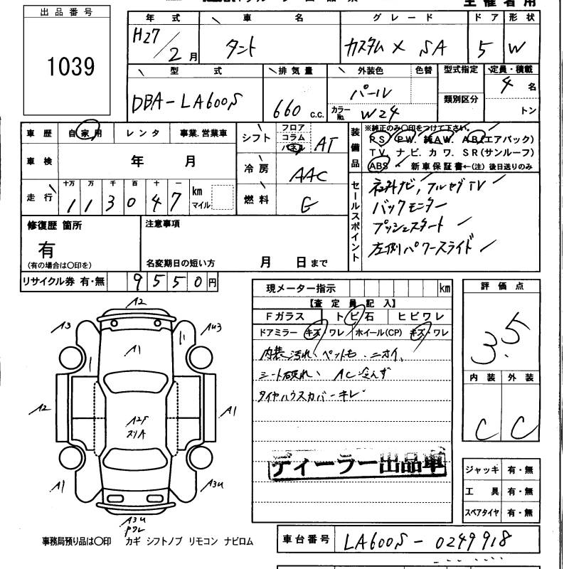 DAIHATSU TANTO