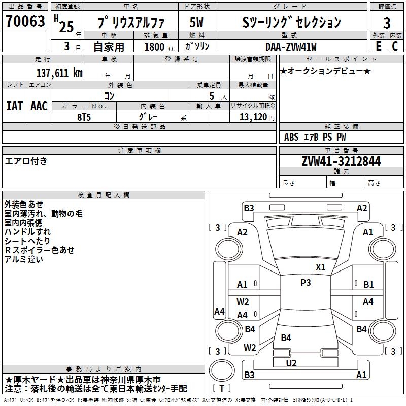 TOYOTA PRIUS ALPHA