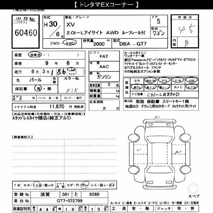 SUBARU XV