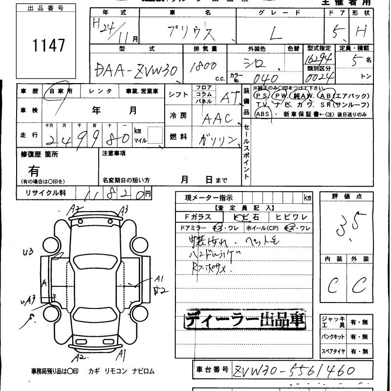TOYOTA PRIUS