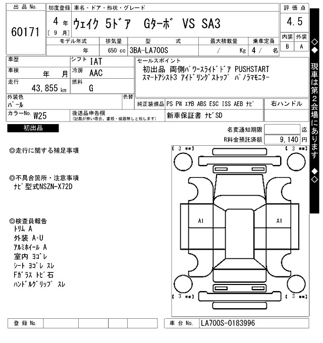 DAIHATSU WAKE