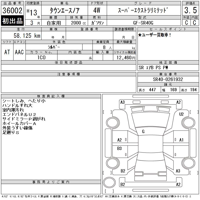 TOYOTA TOWN ACE NOAH