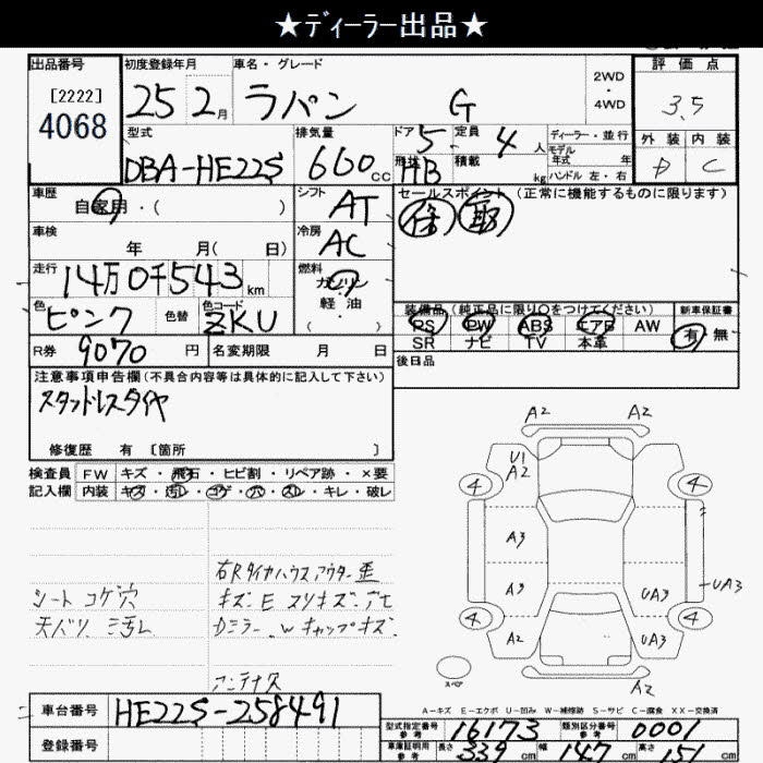 SUZUKI ALTO LAPIN