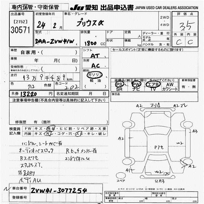 TOYOTA PRIUS ALPHA
