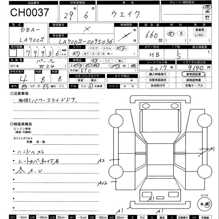 DAIHATSU WAKE