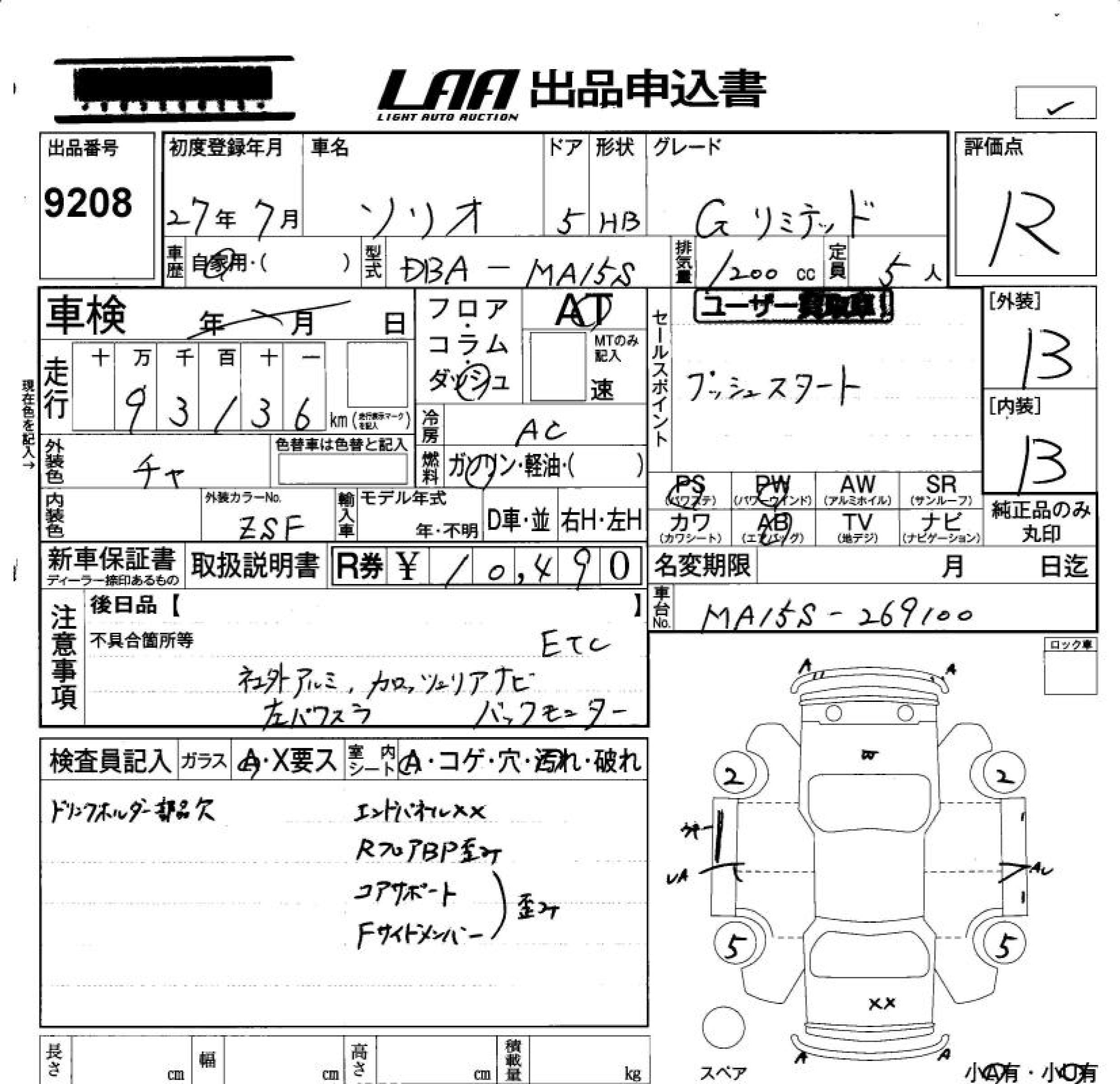 SUZUKI SOLIO