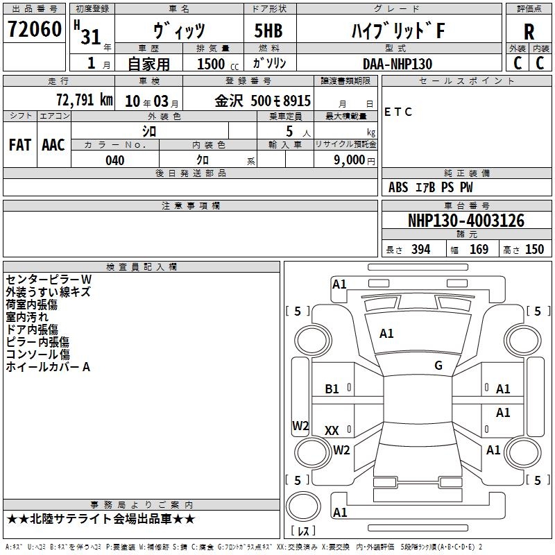 TOYOTA VITZ