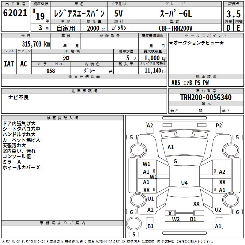 TOYOTA REGIUS ACE