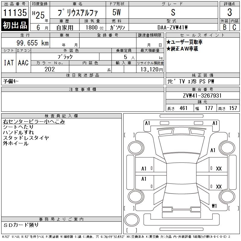 TOYOTA PRIUS ALPHA