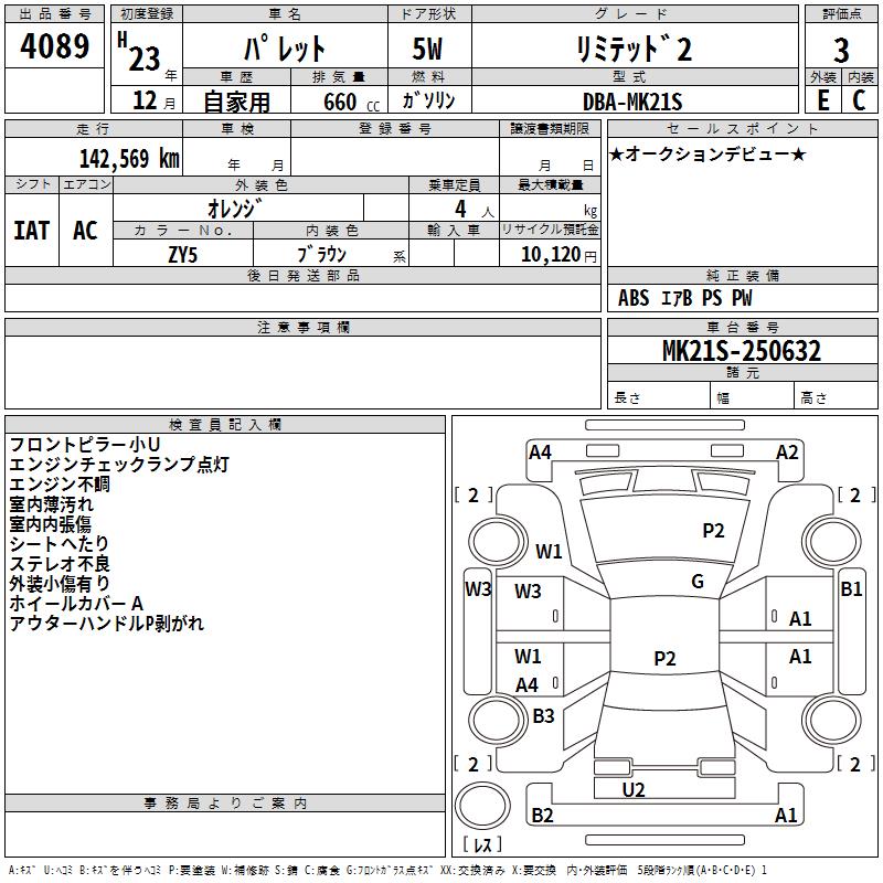 SUZUKI PALETTE