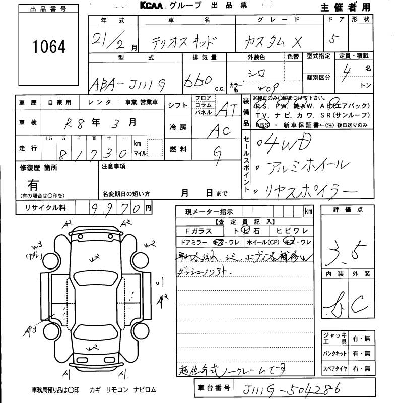 DAIHATSU TERIOS KID