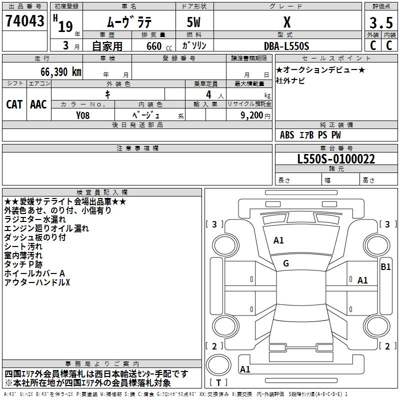 DAIHATSU MOVE LATTE
