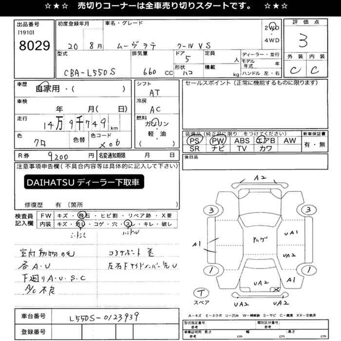 DAIHATSU MOVE LATTE
