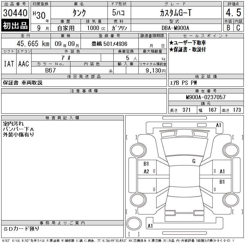 TOYOTA TANK