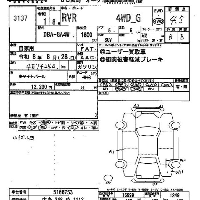 MITSUBISHI RVR