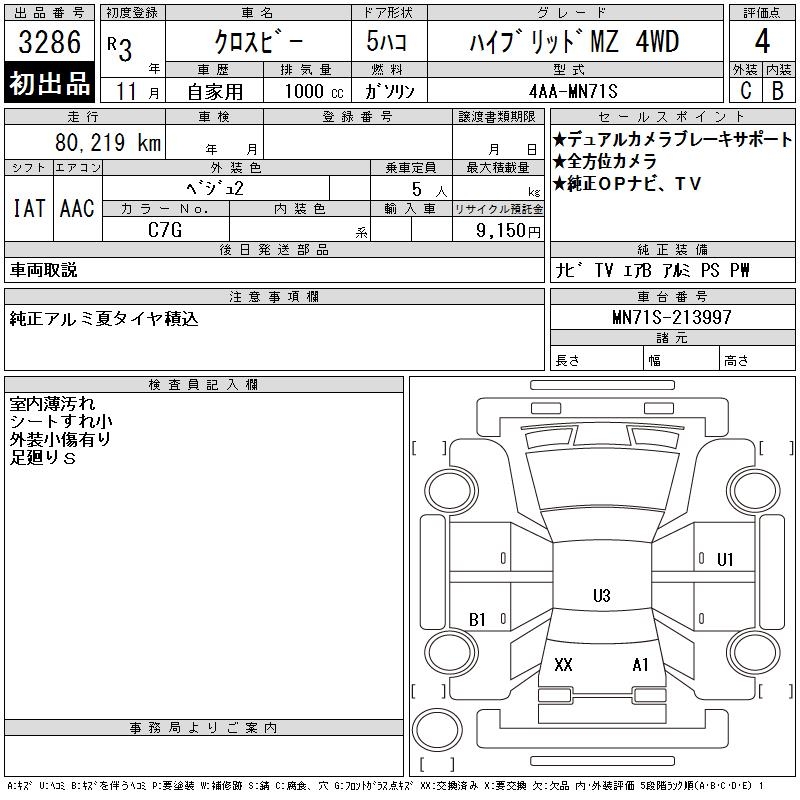 SUZUKI XBEE
