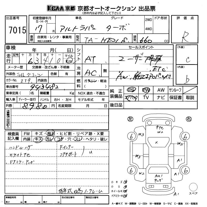 SUZUKI ALTO LAPIN