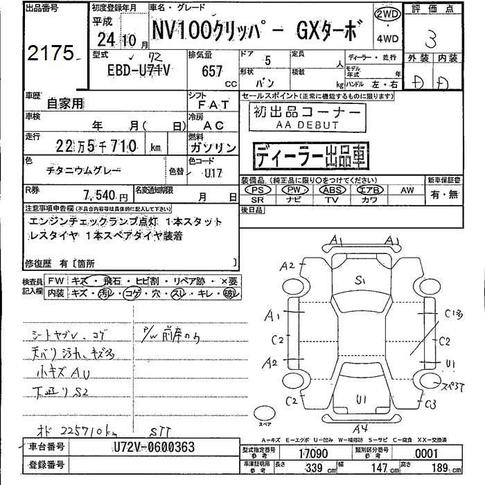 NISSAN NV100 CLIPPER