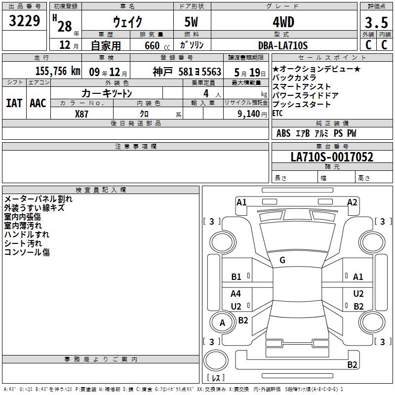 DAIHATSU WAKE