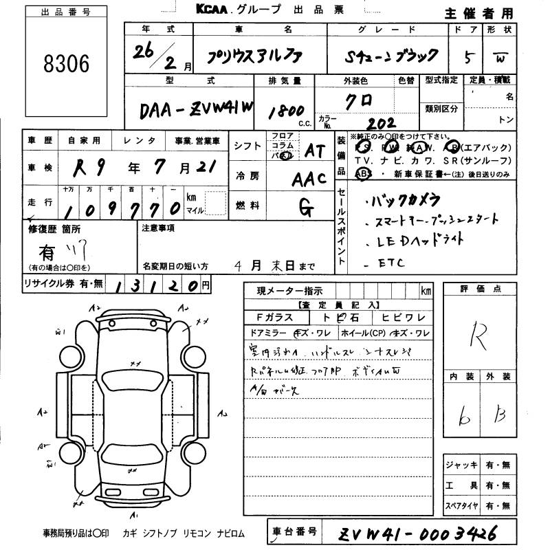 TOYOTA PRIUS ALPHA