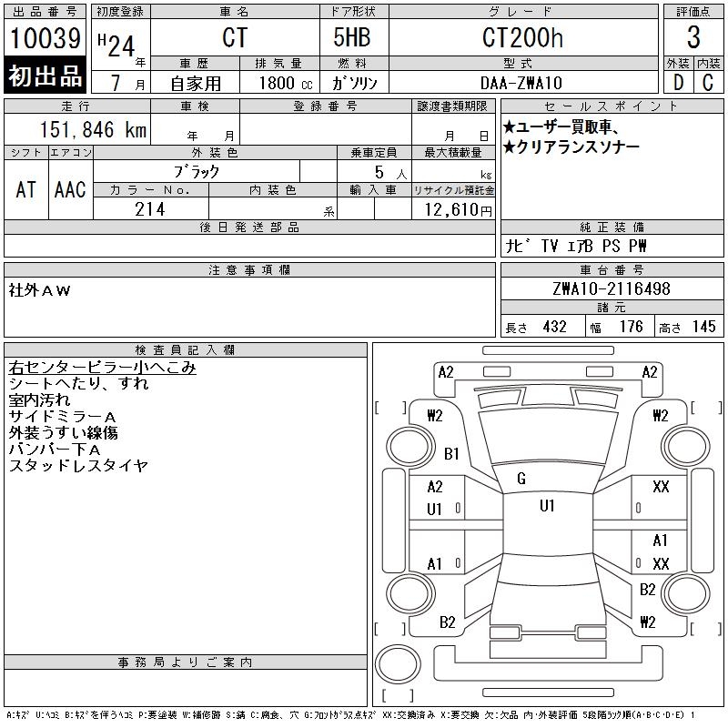 LEXUS CT200H