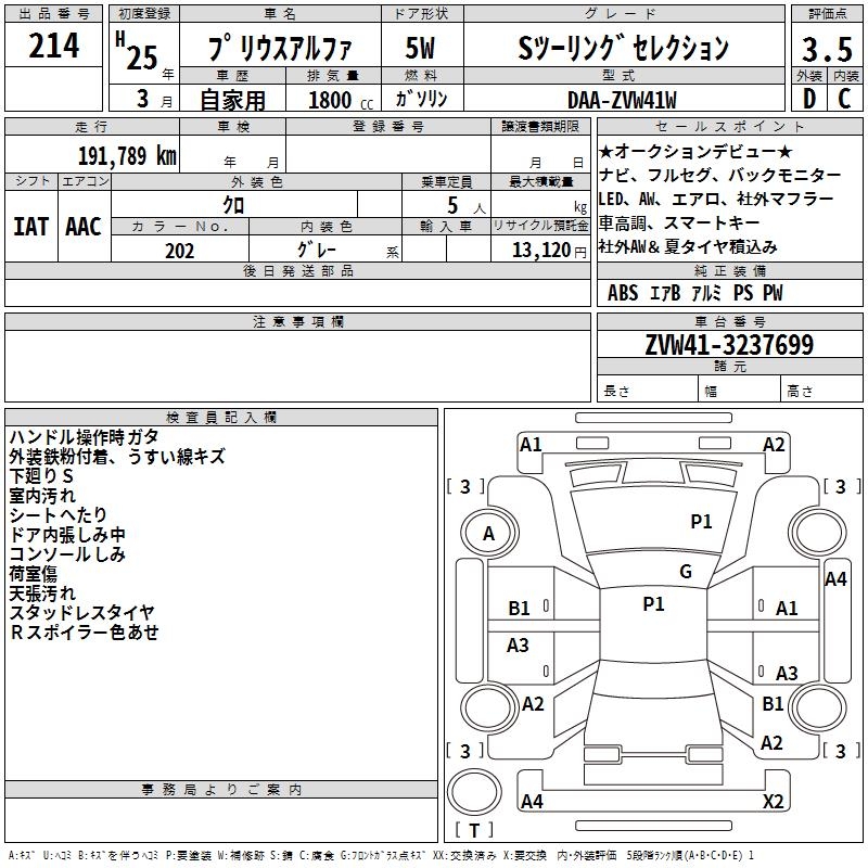 TOYOTA PRIUS ALPHA