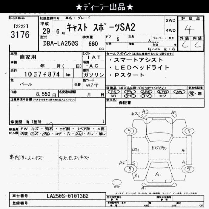 DAIHATSU CAST