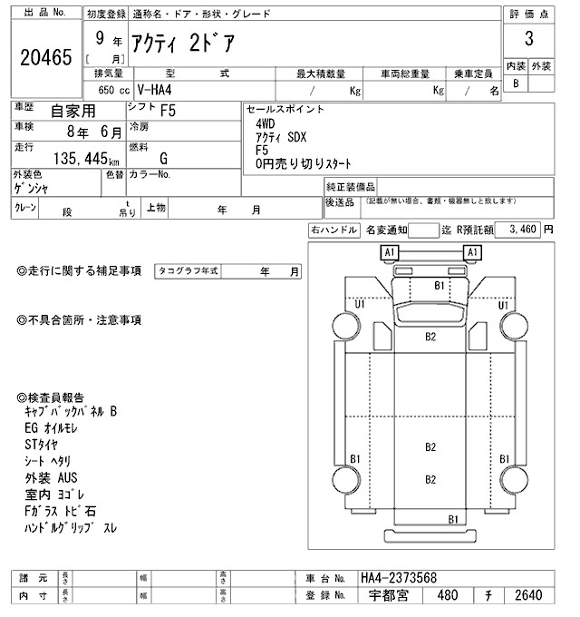 HONDA ACTY